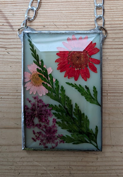 Rectangular Floral Bevel