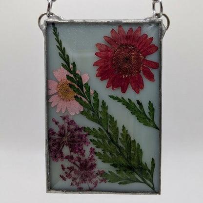 Rectangular Floral Bevel